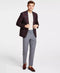 Michael Kors Men's Notch Lapel Sport Coat Blazer Burgundy Red  38S Plaid